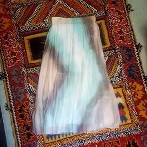 Silk ombre maxi skirt Italy